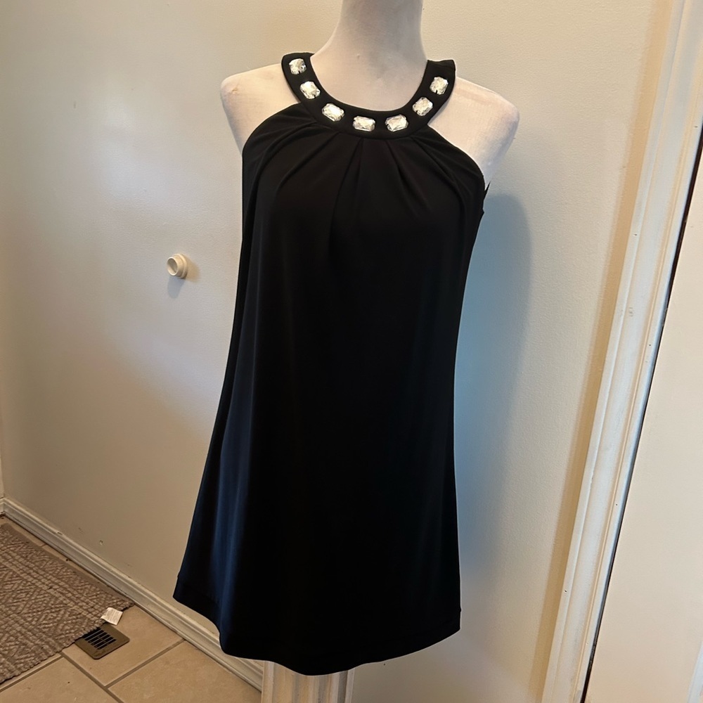 b.darlin dress jeweled halter dress 3/4 S dress above knee mini D1 or tunic - Picture 5 of 5